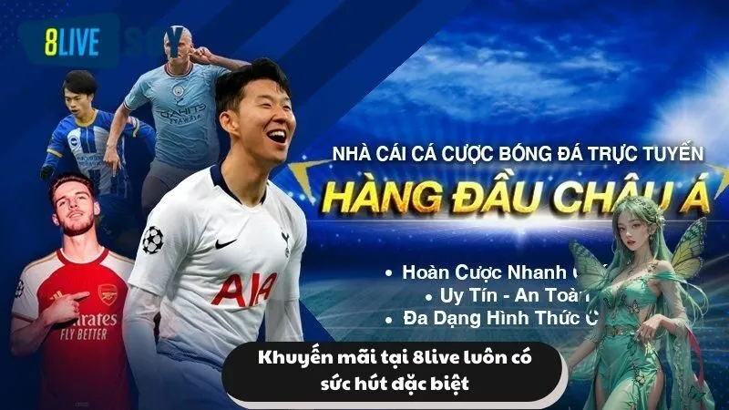 Khuyến mãi tại 8live luôn có sức hút đặc biệt