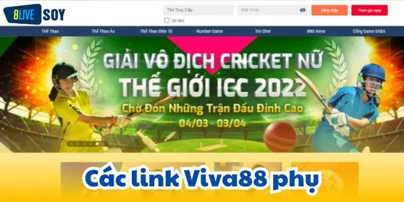 Các link Viva88 phụ