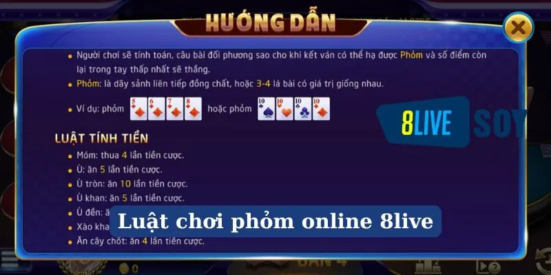 Giới thiệu luật chơi Phỏm online