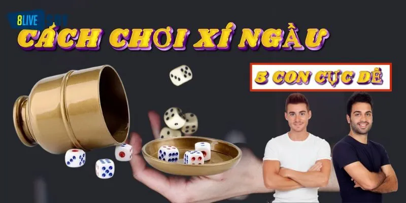 Cách đánh Xí Ngầu 5 con