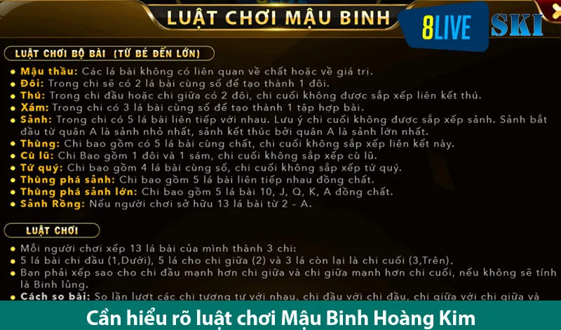 Mẹo chơi Mậu binh Hoàng Kim đánh đâu thắng đó cùng link vào 8live