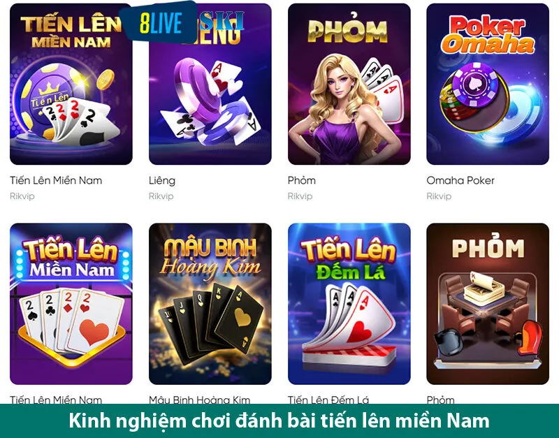 Tiến lên miền Nam - Trò chơi đang dẫn đầu xu hướng tại Link vào 8live