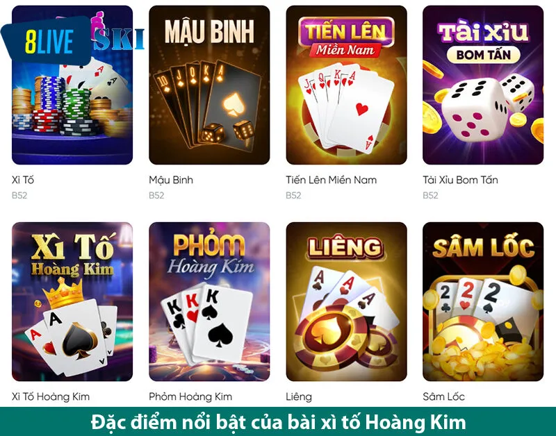 Chinh phục siêu phẩm cá cược xì tố hoàng kim cực đã trên 8live ski