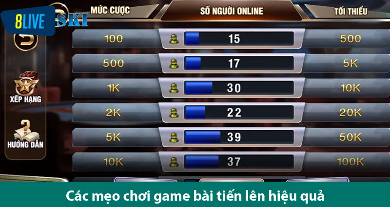 Khám phá các biến thể của game bài tiến lên hấp dẫn và cách chơi 