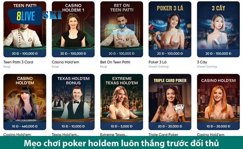 Bí mật thành công của những tay chơi bài casino holdem chuyên nghiệp 