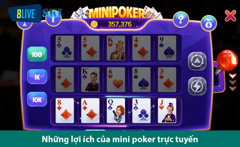 Hướng dẫn chơi Game mini poker chuẩn và dễ thắng 