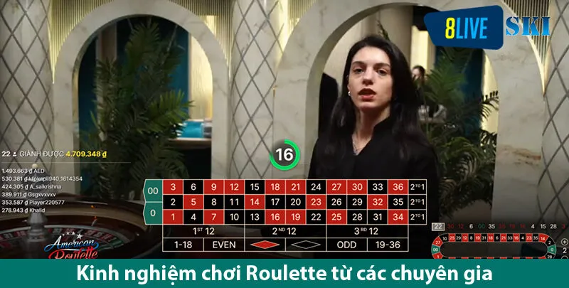 Học hỏi cách chơi luôn thắng trong Trò chơi American Roulette 