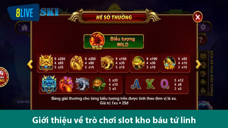 Chinh phục game kho báu tứ linh huyền thoại tại nhà cái trực tuyến