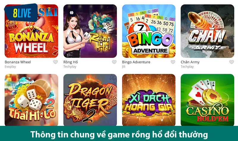 Tận hưởng sự thú vị khi chơi game rồng hổ đổi thưởng trên cổng cược