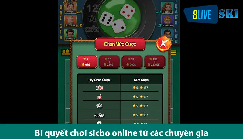 Khám phá cách chơi game sicbo đổi thưởng hốt bạc từ chuyên gia